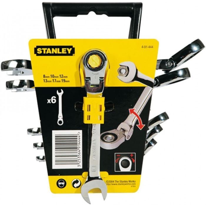 Ключ Stanley комбінованих MaxiDrive Plus, храповий механізм, 6 Фото