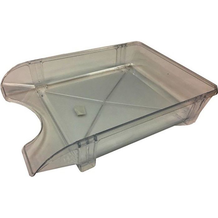 Лоток для бумаг Economix горизонтальный пластик, дымчатый Фото