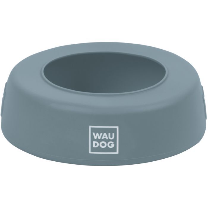 Посуда для собак WAUDOG Silicone Миска-непроливайка 750 мл сіра Фото