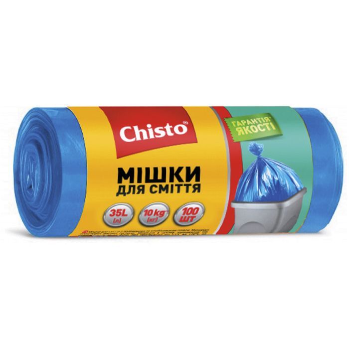 Пакеты для мусора Chisto Міцні 35 л 100 шт. Фото