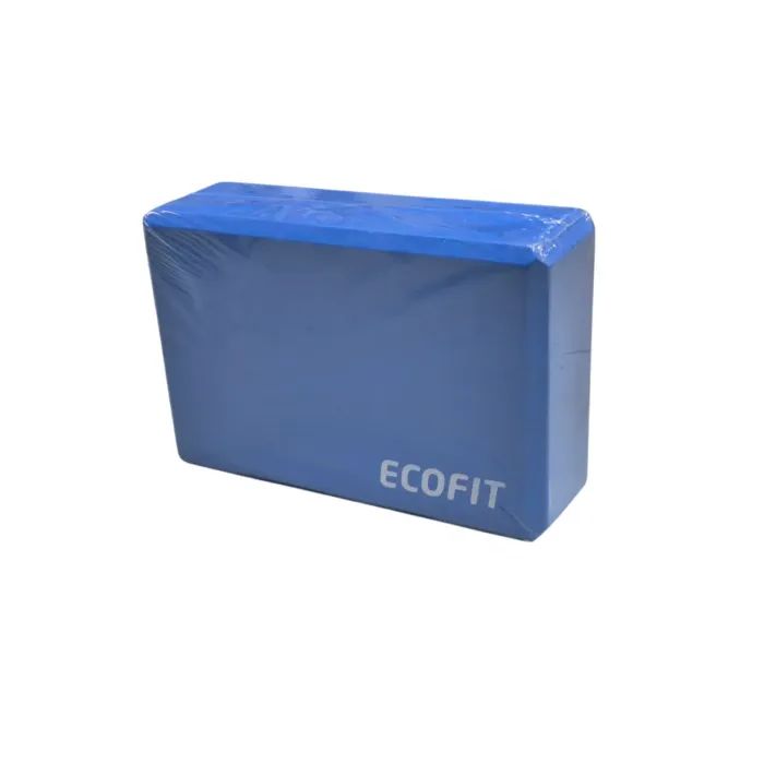 Блок для йоги Ecofit MD1219 8 х 15 х 23 см синій Фото