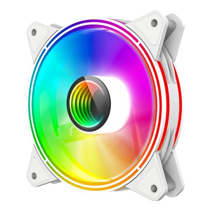 Кулер для корпуса Gamemax FN-12Rainbow-Q-Infinity WT Фото
