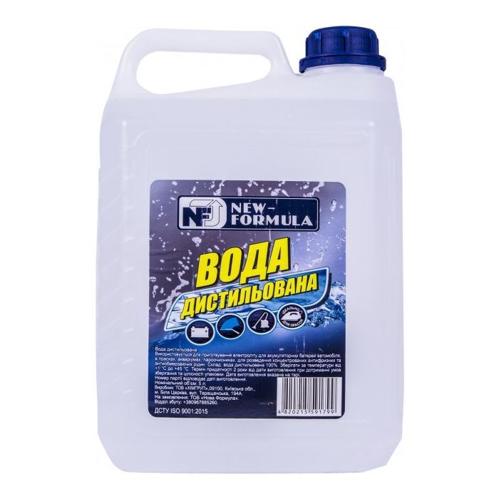 Вода дистиллированная NEW FORMULA 5л Фото