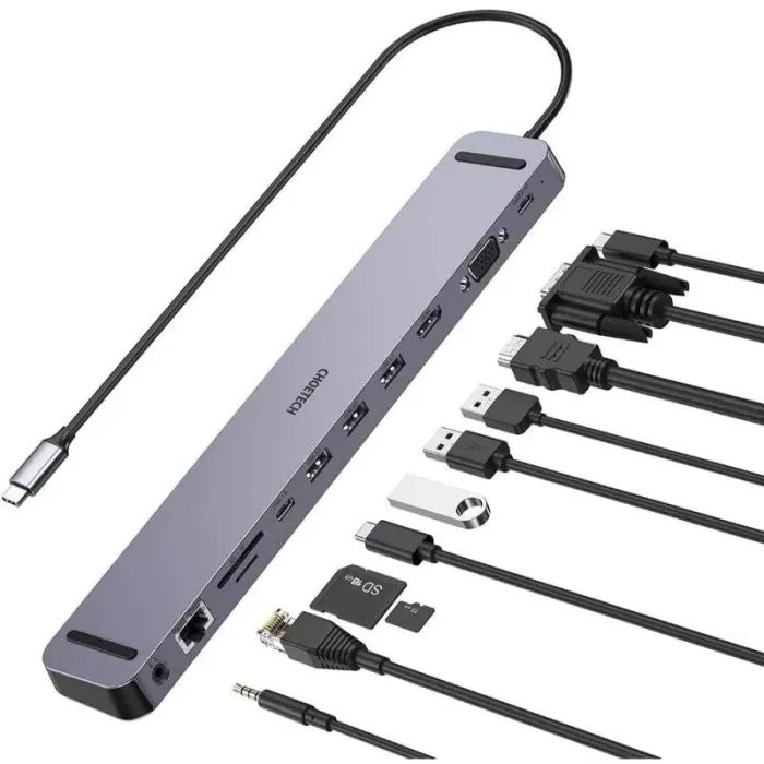 Концентратор Choetech USB-C 11-in-1 Фото