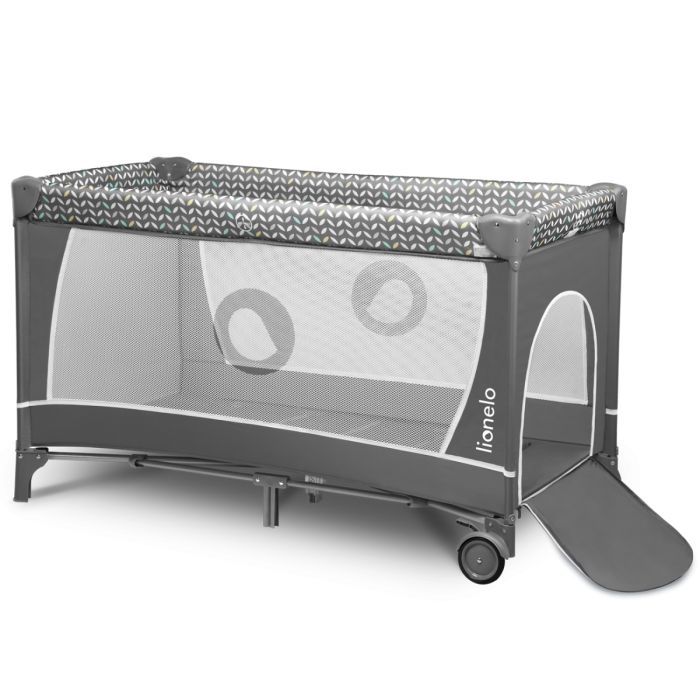 Детский манеж Lionelo Flower Grey Scandi Фото 4