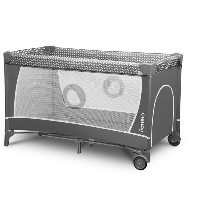 Детский манеж Lionelo Flower Grey Scandi Фото 6