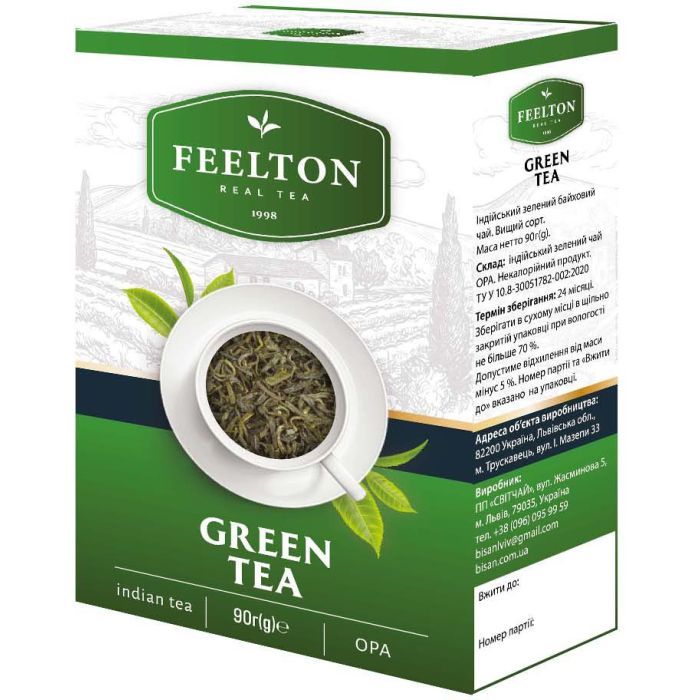 Чай Feelton Green Tea OPA 90 г Фото