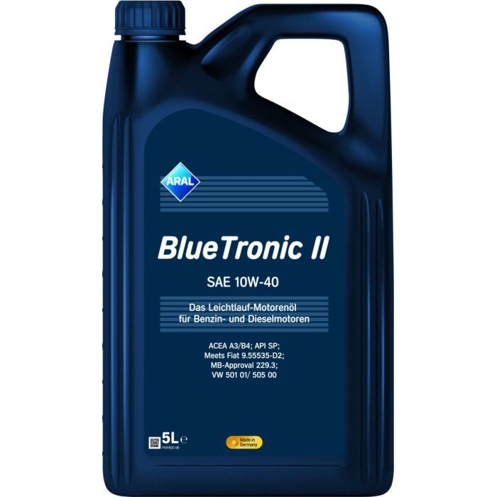 Моторное масло Aral BlueTronic II 10W-40, 5л Фото