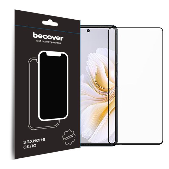 Стекло защитное BeCover Tecno Camon 20 Pro (CK7n) Black Фото