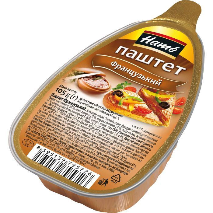 Паштет Hame Французский 105 г Фото