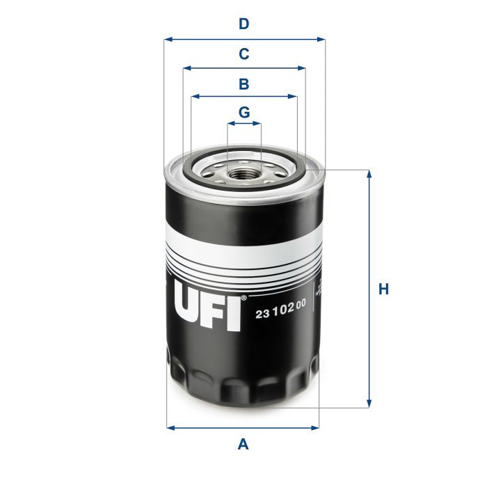Фильтр масляный UFI 23.102.00 Фото