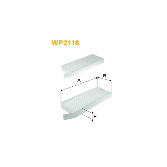 Фильтр салона Wixfiltron WP2116 Фото