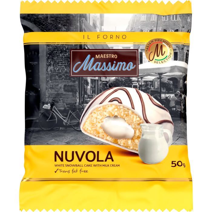 Печенье Maestro Massimo Nuvola Milky 50 г Фото