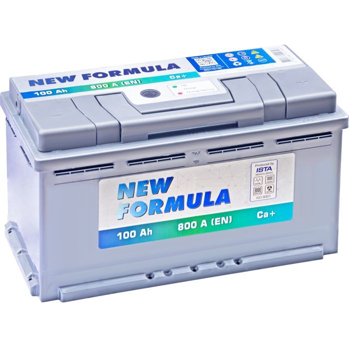 Аккумулятор автомобильный NEW FORMULA 100Ah Ев (-/+) 800EN Фото
