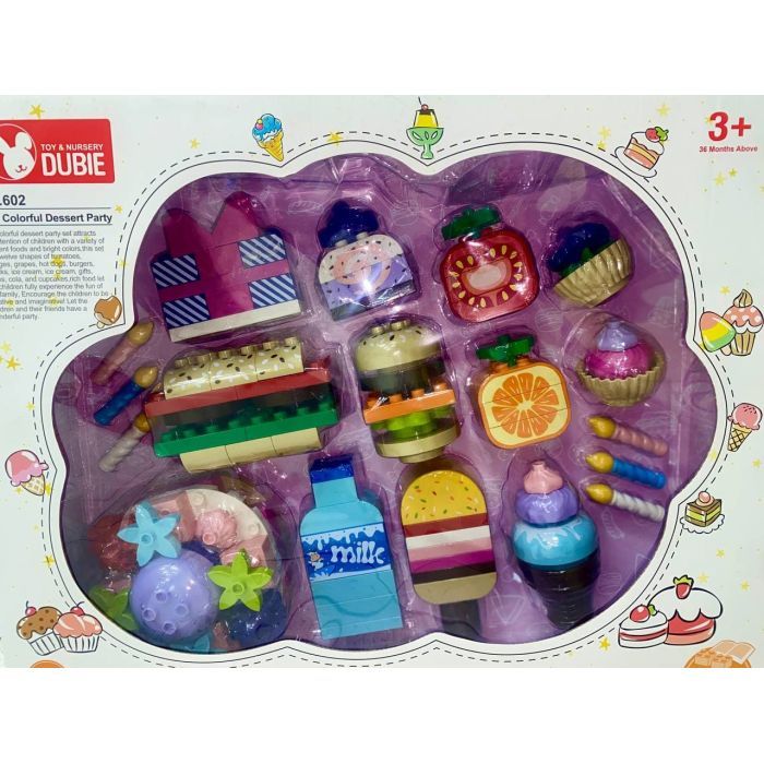 Конструктор Wange Цветная десертная вечеринка Фото