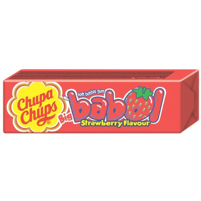 Жевательная резинка Chupa Chups Big Babol Клубника 27.6 г Фото