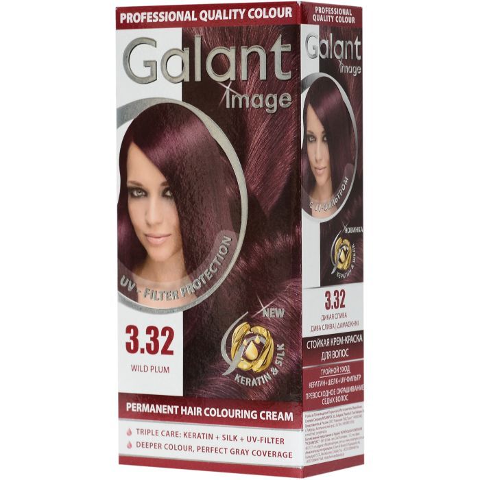 Краска для волос Galant Image 3.32 - Дикая слива Фото