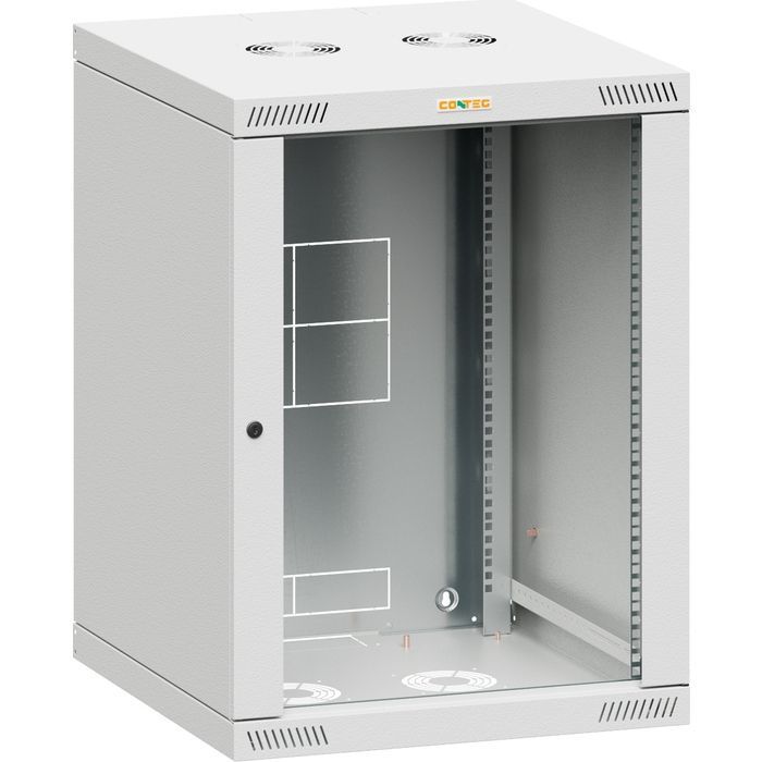 Шкаф настенный Conteg 9U 19" глибина 450мм, RAL7035 Фото