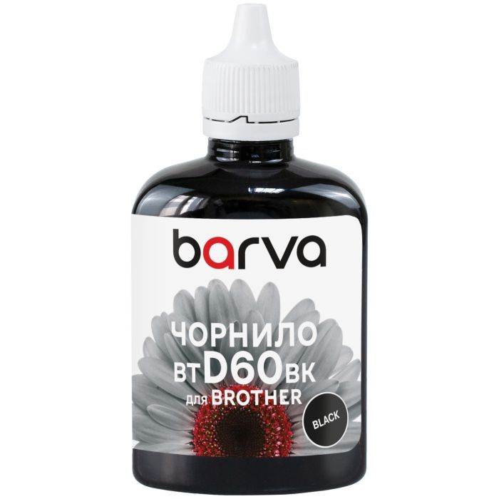 Чернила Barva Brother BTD60BK 100 мл Фото