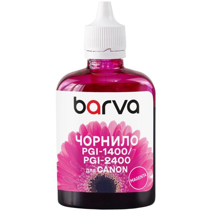 Чернила Barva Canon PGI-1400/PGI-2400 100 мл, M Pigm. Фото