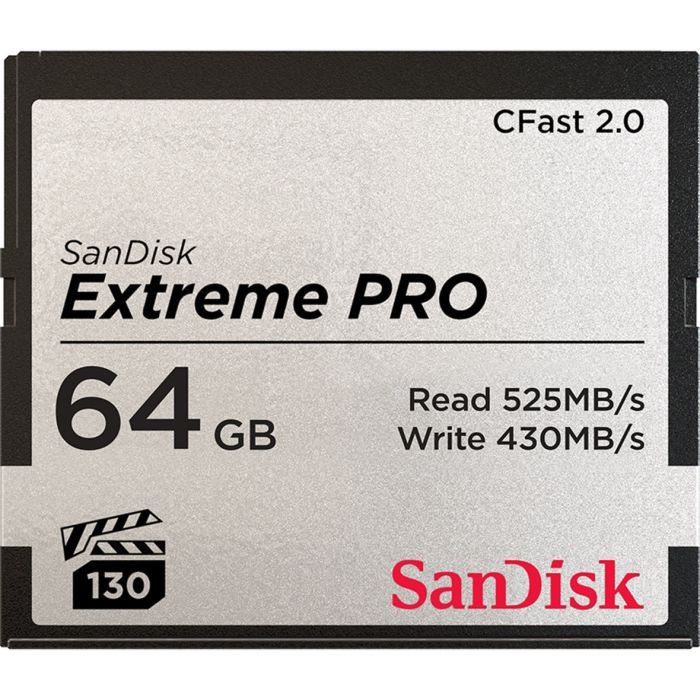 Карта памяти SanDisk 64GB CFast 2.0 Extreme Pro Фото