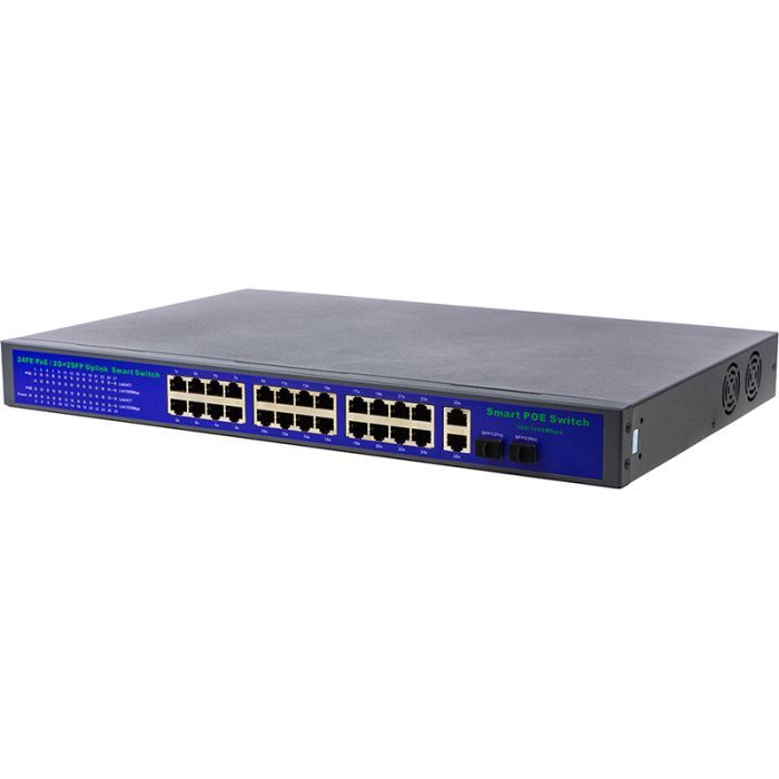 Коммутатор сетевой PowerPlant POE2404L Фото