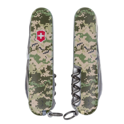 Нож Victorinox Climber Army Піксель + Лого Фото