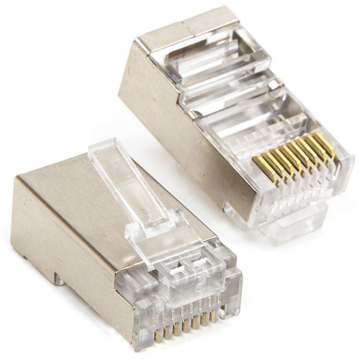 Коннектор PowerPlant RJ45 cat.5e FTP 8p8c * 100 Фото