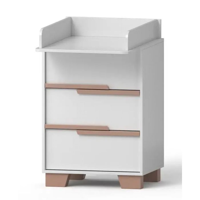 Комод-пеленатор Angelo Loft 60 см бело-мокко 60х51х90 Фото