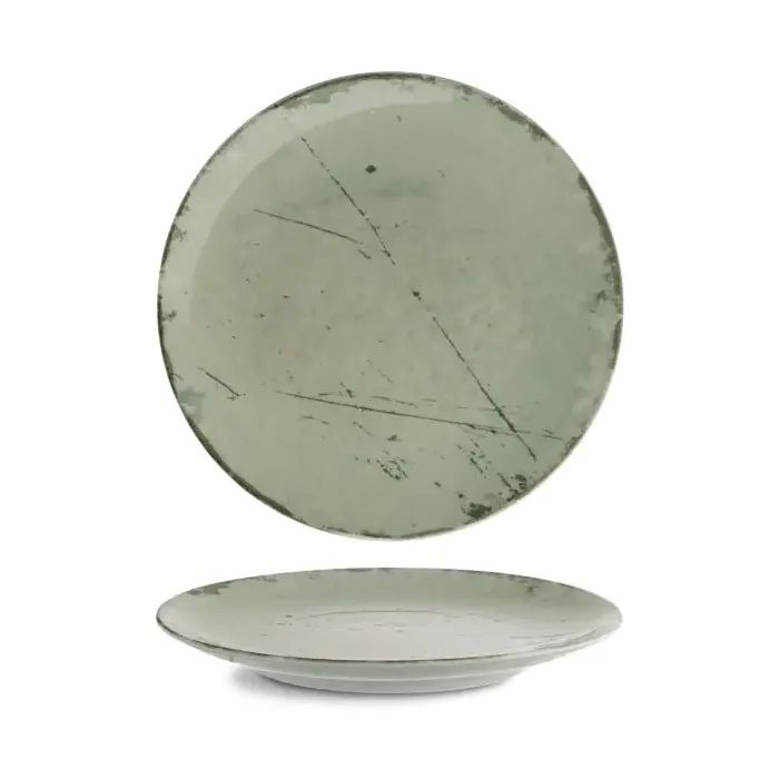 Тарелка G.Benedikt Isabelle кругла 24 см Stone Green Фото