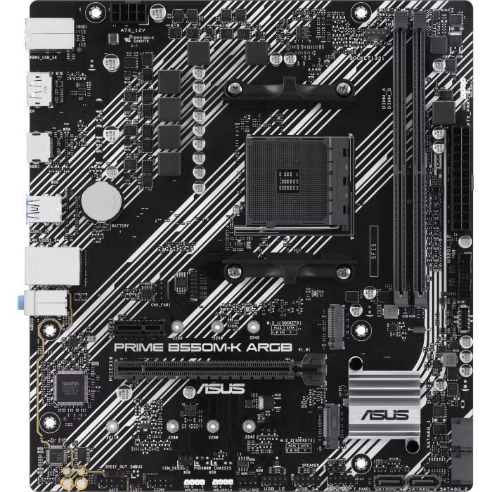 Материнская плата ASUS PRIME B550M-K ARGB Фото