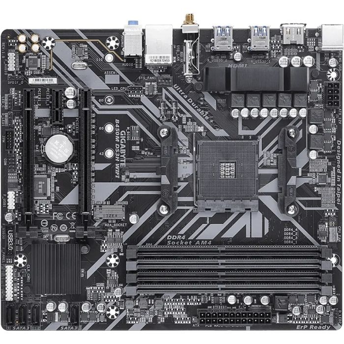 Материнская плата GIGABYTE B450M DS3H WIFI Фото