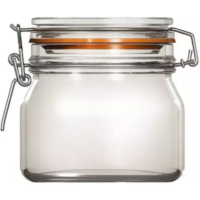 Банка Uniglass серія "Econ Round" з бугельною застібкою 500 мл Фото