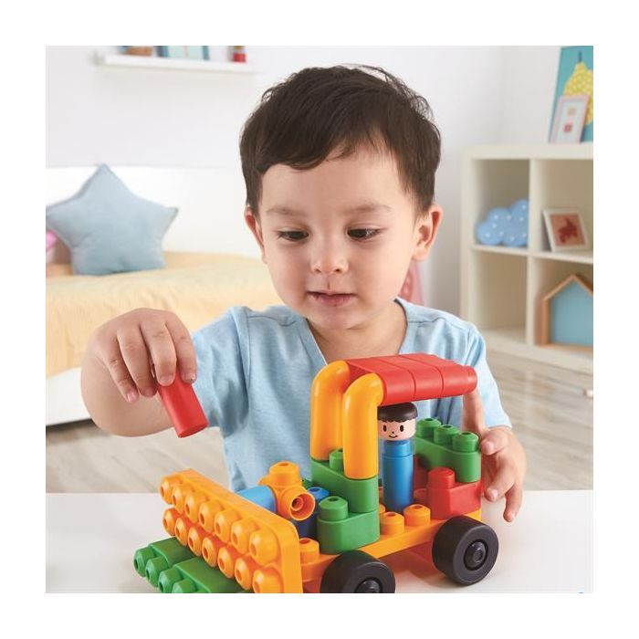 Конструктор PolyM Автопарк в зоопарке 40 деталей Фото