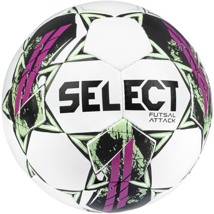 Мяч футзальный Select Attack v22 біло-рожевий Уні 4 Фото
