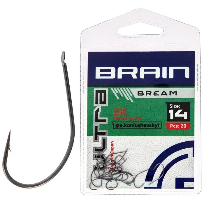 Крючок Brain Ultra Bream 14 (20шт/уп) Фото