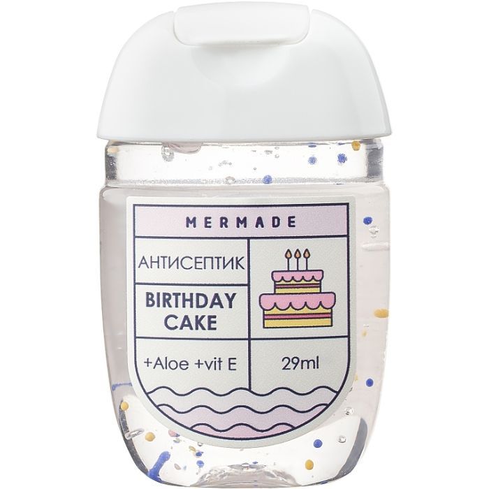 Антисептик для рук Mermade Birthday Cake 29 мл Фото