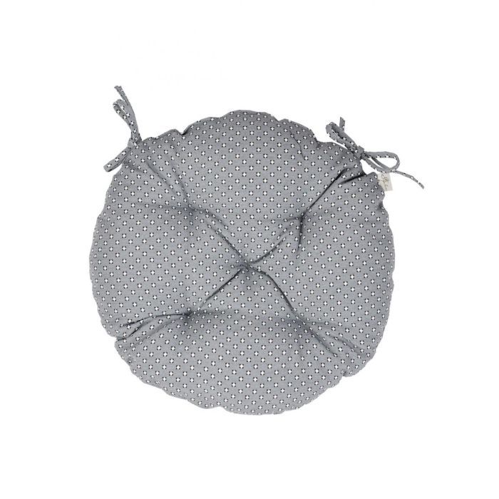 Подушка на стул Прованс Merry Christmas серая D-40 Фото