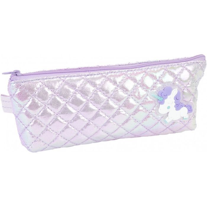 Пенал Cool For School перламутровый 1 отделение фиолетовый Фото