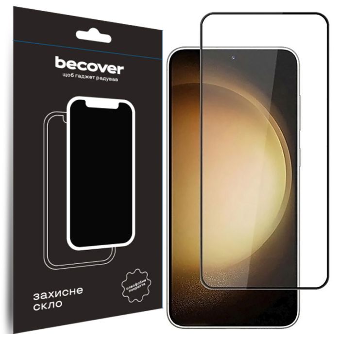 Стекло защитное BeCover Samsung Galaxy S24 SM-S921 Black Фото