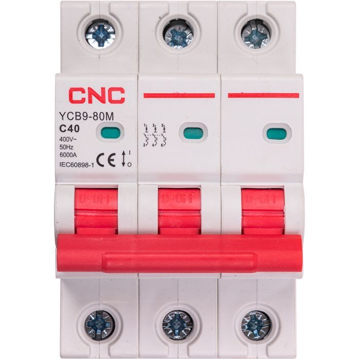 Автоматический выключатель CNC YCB9-80M 3P C40 6ka Фото