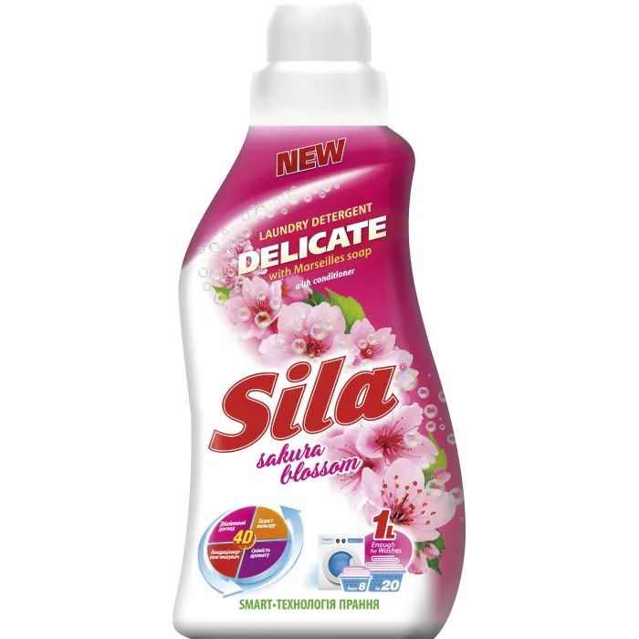 Гель для стирки Sila Delicate 1 л Фото