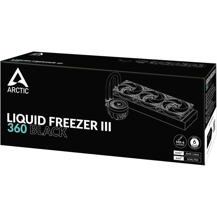 Система жидкостного охлаждения Arctic Liquid Freezer III - 360 Black Фото 5