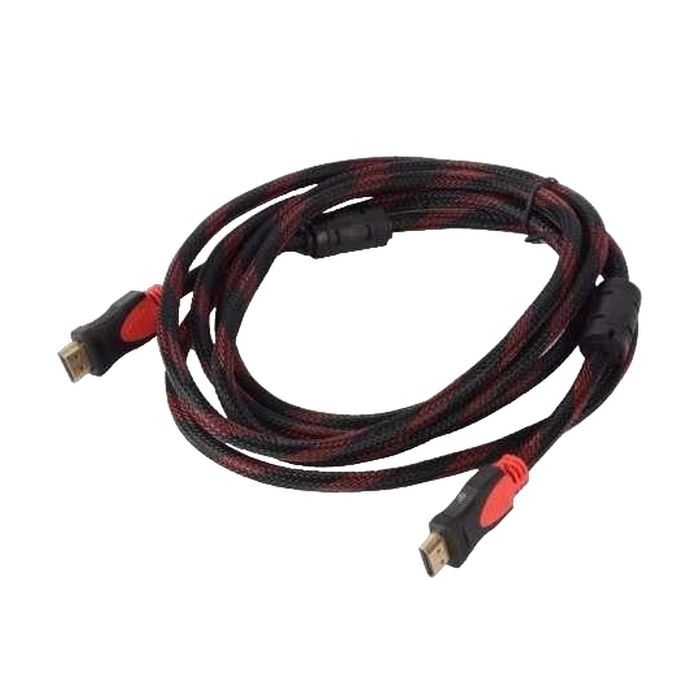 Кабель мультимедийный Gresso HDMI M to HDMI M 5.0m ferrite Фото