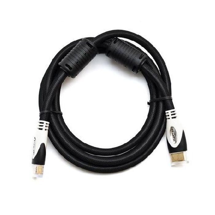 Кабель мультимедийный Gresso HDMI M to HDMI M 5.0m ferrite Фото