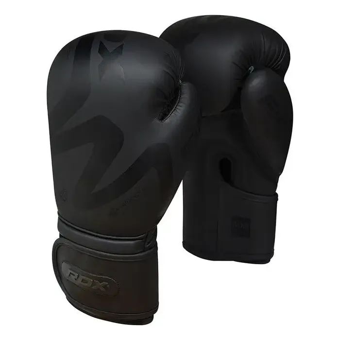 Боксерские перчатки RDX F15 Noir Matte Black 10 унцій Фото