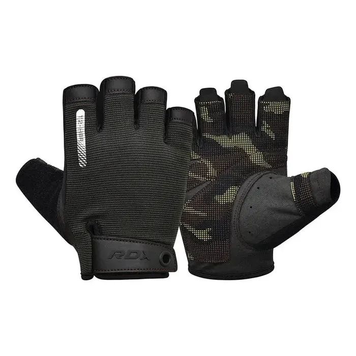 Перчатки для фитнеса RDX T2 Half Brown M Фото