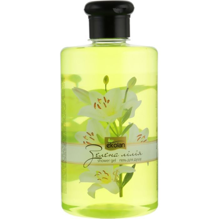 Гель для душа Ekolan Зеленая лилия 500 мл Фото