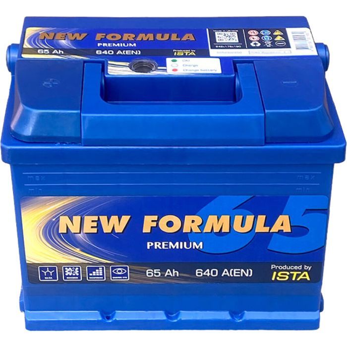 Аккумулятор автомобильный NEW FORMULA PREMIUM 65Ah (+/-) (640EN) Фото