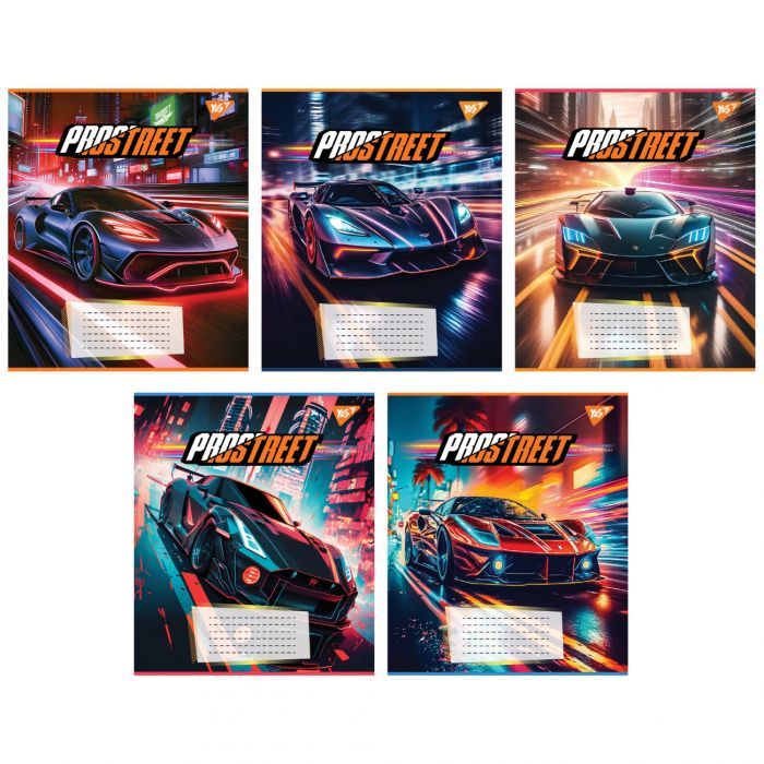 Тетрадь Yes Prostreet 24 аркушів клітинка Фото